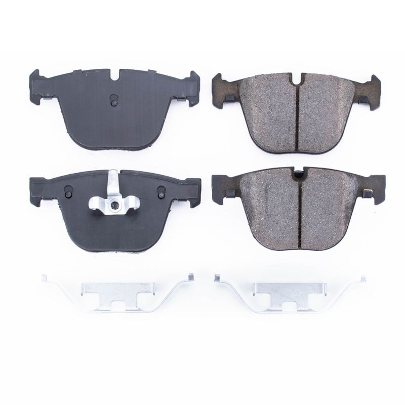 Power Stop 10-17 BMW 535i GT Rear Z17 Evolution Ceramic Brake Pads w/Hardware PowerStop