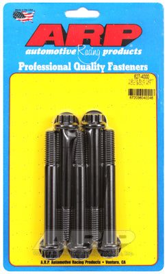 ARP 1/2in - 13 x 4.00in 12pt Black Oxide Bolts (5/pkg) ARP