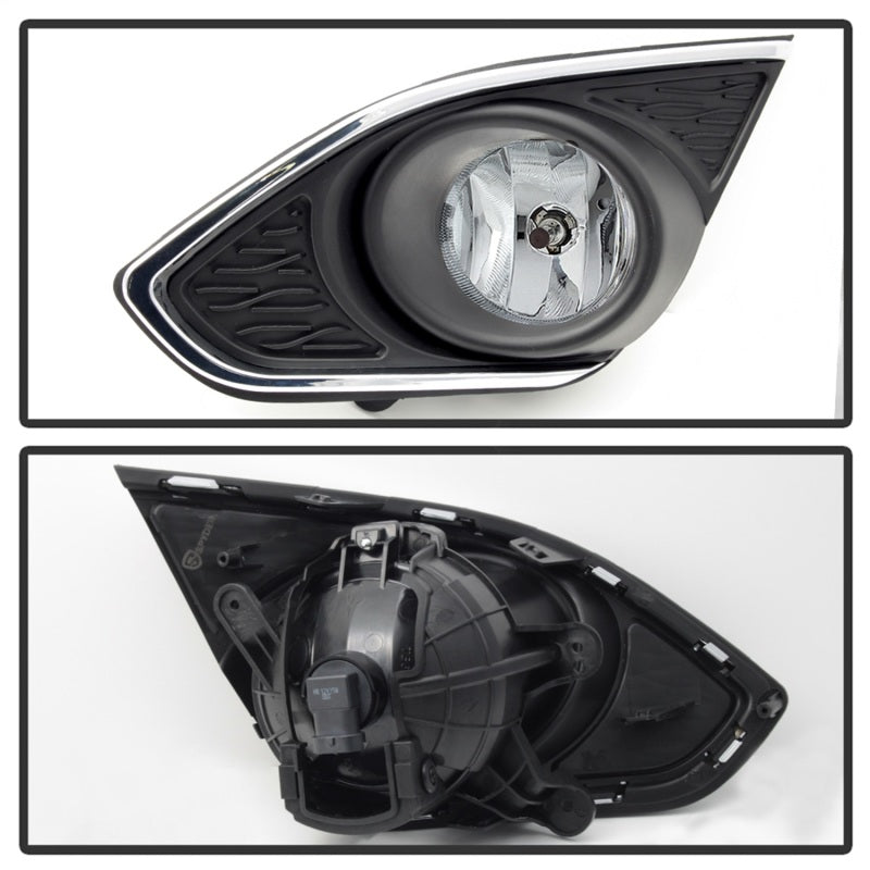 Spyder Chevy Spark 2013-2015 OEM Fog Light W/Universal Switch- Clear FL-CSPA2013-C SPYDER