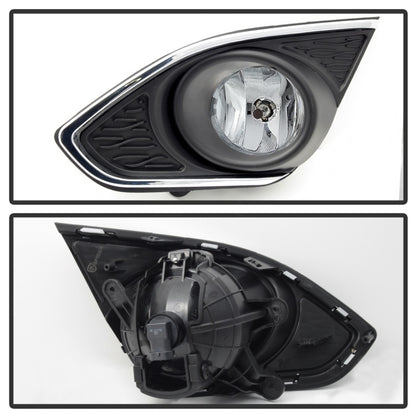 Spyder Chevy Spark 2013-2015 OEM Fog Light W/Universal Switch- Clear FL-CSPA2013-C SPYDER