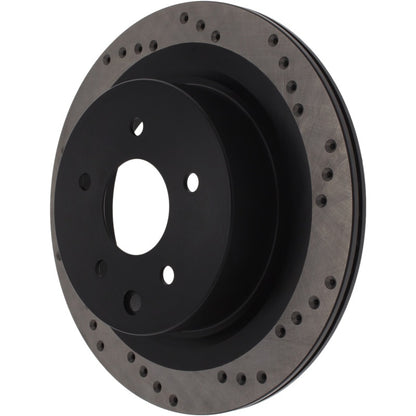 StopTech 08-09 Infiniti EX35 / 05-08 G35 / 09 G37 / 06-09 M35/M45 Cryo Drilled Left Rear Rotor Stoptech