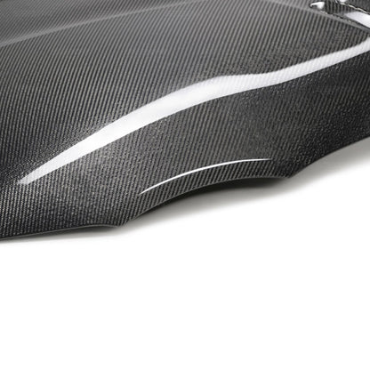 Seibon VS-style double sided carbon fiber hood for 2020-up Toyota Supra- HD20TYSUP-VS-DS