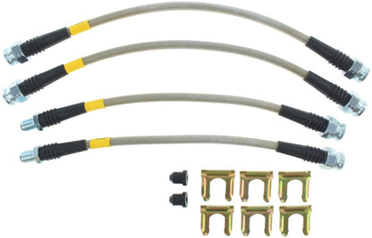 StopTech 90-94 Mitsubishi Eclipse Stainless Steel Rear Brake Lines Stoptech