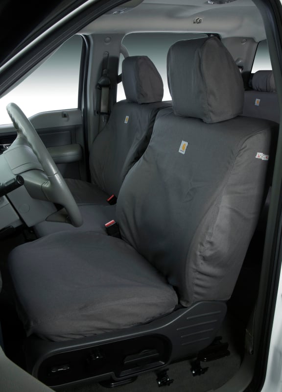 Covercraft 13-14 Ford F150 Carhartt SeatSaver Custom Second Row Seat Covers - Gravel