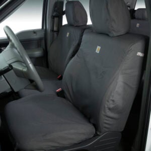 Covercraft 09-21 Ford E Carhartt SeatSaver Custom Front Row Seat Covers - Gravel