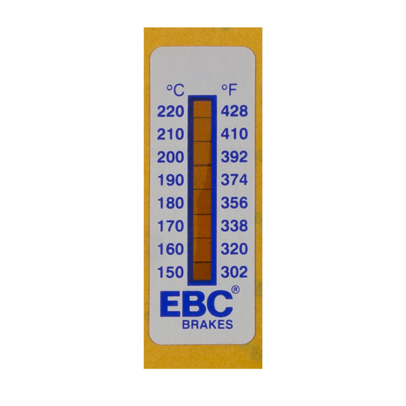 EBC Racing Level Caliper Temperature Strips (8 Pack) EBC