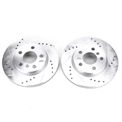 Power Stop 14-19 Mini Cooper Front Evolution Drilled & Slotted Rotors - Pair PowerStop