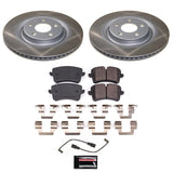 Power Stop 15-21 Porsche Macan Rear Semi-Coated Rotor Kit