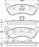 StopTech Street Disc Brake Pads - 305.09640