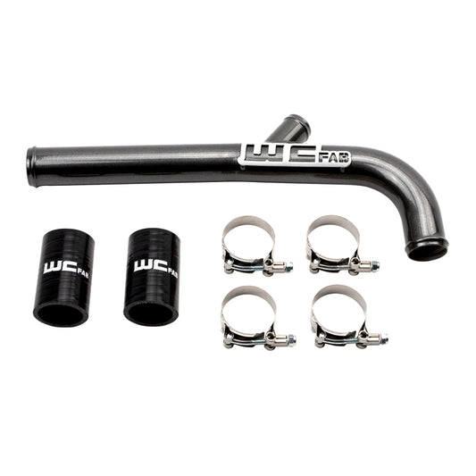 Wehrli 13-15 Dodge Cummins 6.7L w/Dual Radiator Upper Coolant Pipe - Chevy Orange