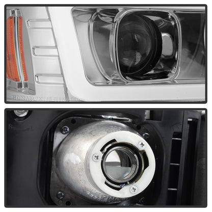Spyder GMC Sierra 1500/2500/3500 99-06 V2 Projector Headlights - DRL - Chrome PRO-YD-CDE00V2-LB-C SPYDER