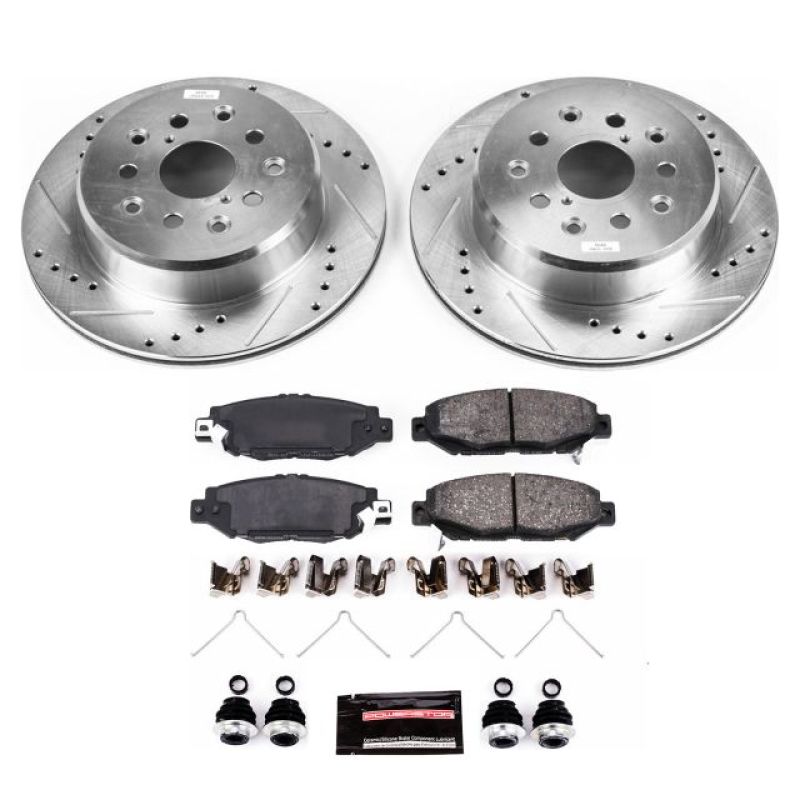 Power Stop 93-97 Lexus GS300 Rear Z23 Evolution Sport Brake Kit PowerStop