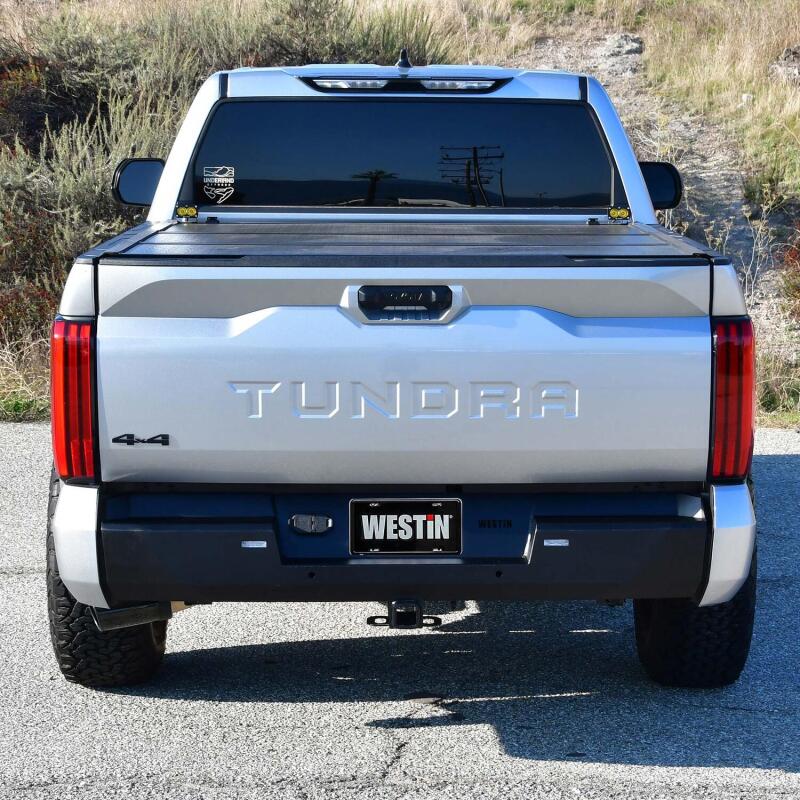 Westin 22-24 Toyota Tundra Pro-Series Rear Bumper - Textured Black Westin
