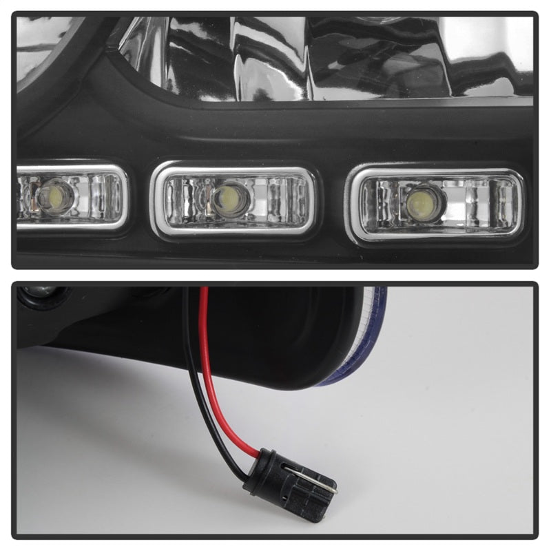Xtune Dodge Charger 06-10 1Pc LED Crystal Headlights Black HD-ON-DCH05-1PC-LED-BK SPYDER