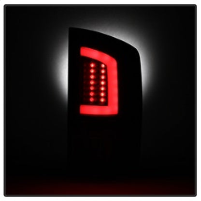 Spyder 07-09 Dodge Ram 2500/3500 V3 Light Bar LED Tail Lights - Black (ALT-YD-DRAM06V3-LBLED-BK) SPYDER