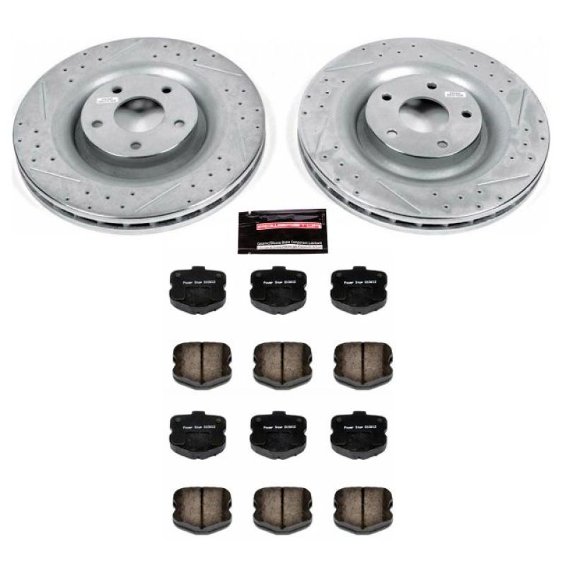 Power Stop 06-13 Chevrolet Corvette Front Z23 Evolution Sport Brake Kit PowerStop