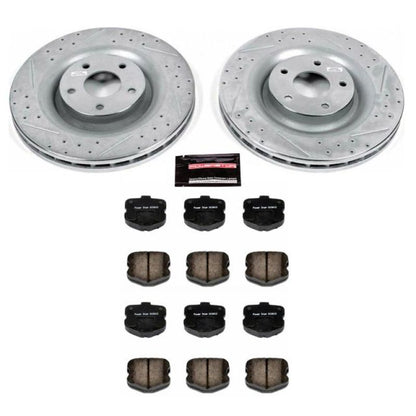 Power Stop 06-13 Chevrolet Corvette Front Z23 Evolution Sport Brake Kit PowerStop