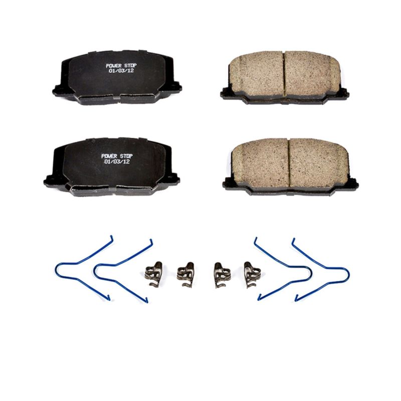 Power Stop 90-91 Lexus ES250 Front Z17 Evolution Ceramic Brake Pads w/Hardware PowerStop