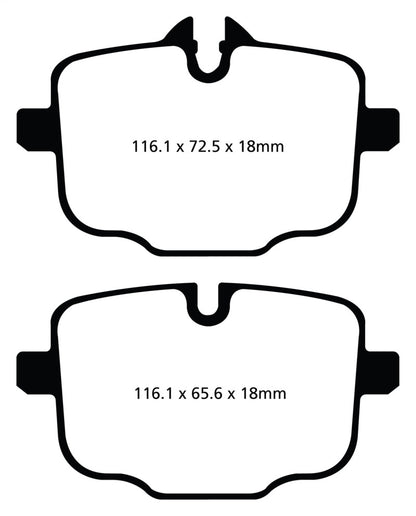 EBC GreenStuff Rear Brake Pads - DP22089 EBC