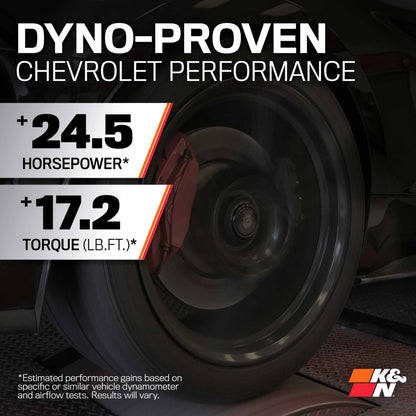 K&N 2016 Chevy Camaro SS V8-6.2L AirCharger Performance Intake