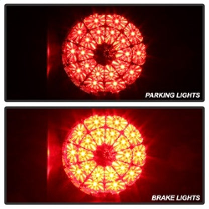Spyder Toyota Tundra 07-13 LED Tail lights Black Smoke ALT-YD-TTU07-LED-BSM SPYDER