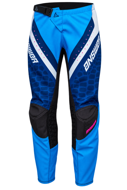 Answer  Syncron Raceday Pants Dark Blue/Cyan/Grey/Purple Youth Size - 26