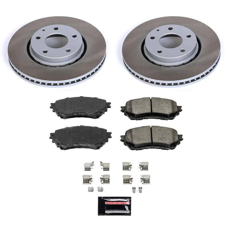 Power Stop 2021 Mazda 6 Front Semi-Coated Rotor Kit PowerStop