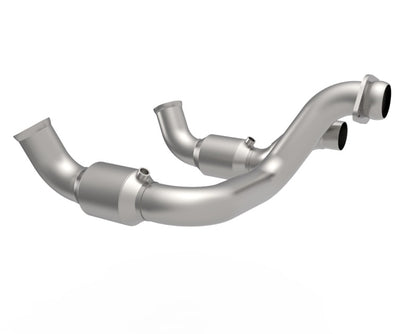 Kooks 20-22 Ford F250 7.3L V8 / Ford F350 7.3L V8 1-7/8in x 3in SS Headers w/ H.O. Green Catted Conn Kooks Headers