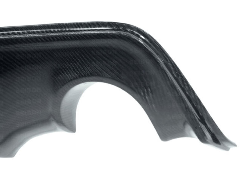 Seibon Carbon fiber rear diffuser cover for 2013-2016 Scion FRS / 2013-2020 Subaru BRZ - RDC1213SCNFRS