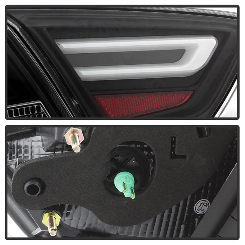 xTune 14-18 Chevy Impala (Excl 14-16 Limited) LED Tail Lights - Black (ALT-JH-CIM14-LBLED-BK) SPYDER