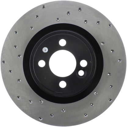 StopTech Sport Cross Drilled Brake Rotor - Front Left Stoptech