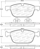 StopTech Premium Ceramic Rear Brake Pads - 308.14120