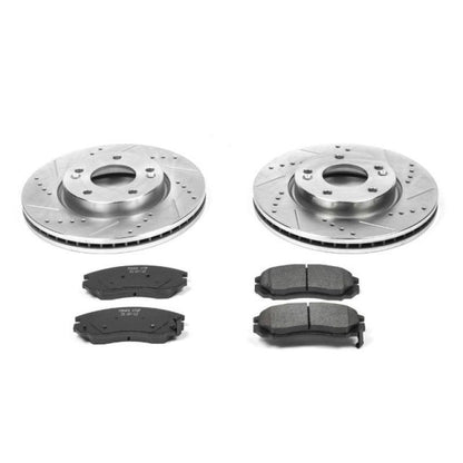 Power Stop 04-06 Hyundai Tiburon Front Z23 Evolution Sport Brake Kit PowerStop