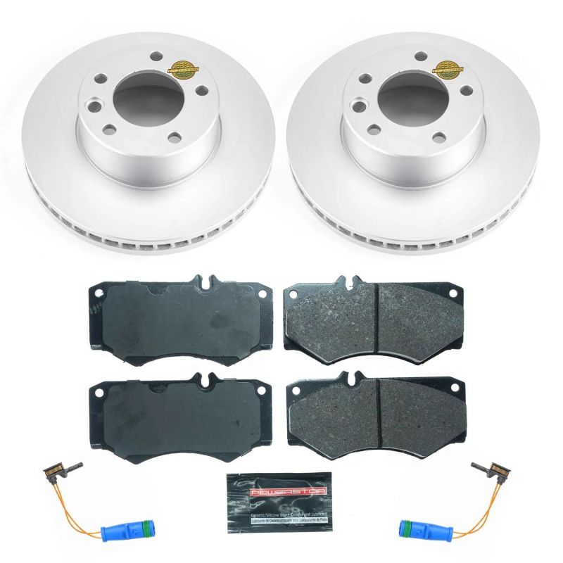 Power Stop 09-18 Mercedes-Benz G550 Front Euro-Stop Brake Kit PowerStop