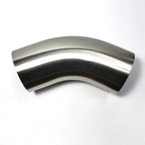 Stainless Bros 2.13in SS304 45 Deg Mandrel Bend Elbow - 1.5D Radius 16GA/.065in Wall (Leg)