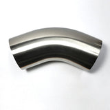 Stainless Bros 2.13in SS304 180 Degree Mandrel Bend 1.5D Radius - 16GA/.065in Wall 6in Leg / 6in Leg