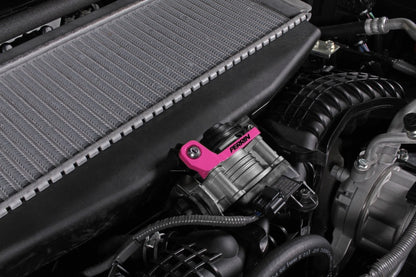 Perrin 2022+ Subaru WRX/19-23 Ascent/Legacy/Outback Top Mount Intercooler Bracket - Hyper Pink Perrin Performance