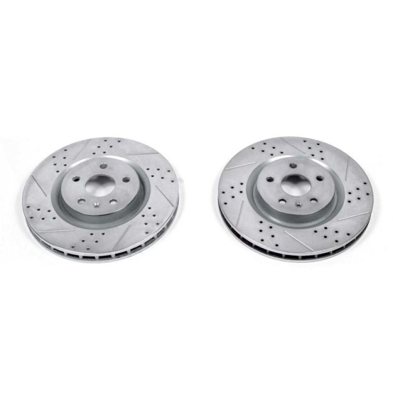 Power Stop 12-13 Buick Regal Front Evolution Drilled & Slotted Rotors - Pair PowerStop