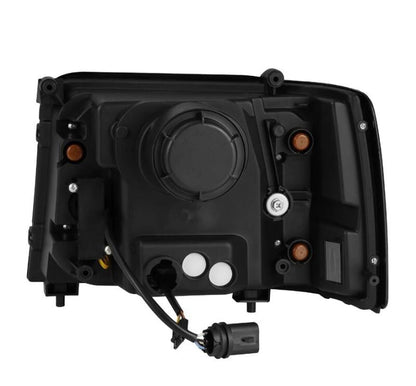 AlphaRex 880269 92-96 Ford F-Series/Bronco NOVA-Series LED Proj Headlight Alpha-Bk w/Actv Light SS & SBDRL