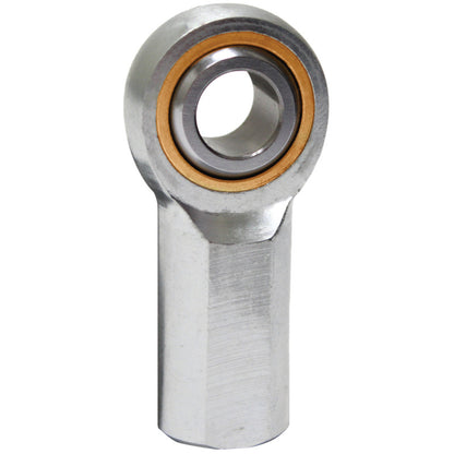 QA1 V Series 3-Pc Rod End - Female/Left Hand - 12mm Bore x M12x1.75 - Carbon Steel