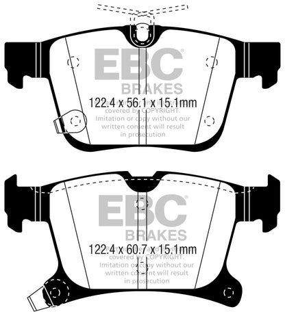 EBC YellowStuff Rear Brake Pads - DP43066R EBC