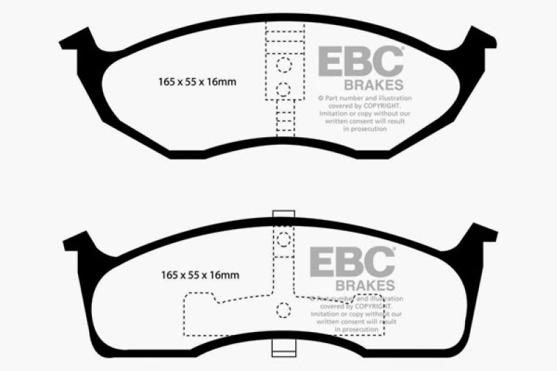 EBC RedStuff Front Brake Pads - DP31623C EBC