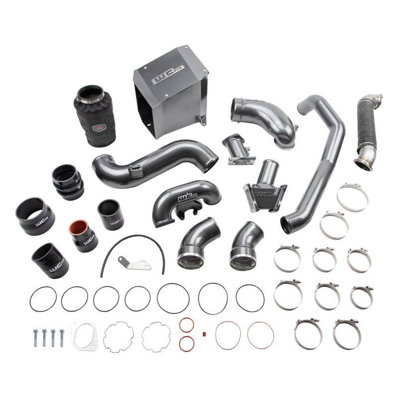 Wehrli 07.5-10 Chevrolet 6.6L Duramax LMM Stage 3 High Flow Bundle Kit - Brizzle Blue - WCF100504-BRZ