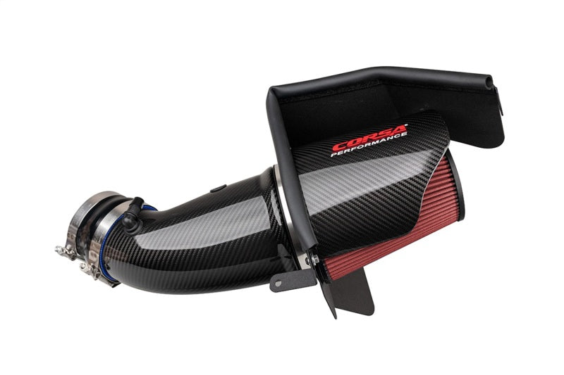 Corsa 19-21 Dodge Challenger SRT/Hellcat/Redeye/Demon Carbon Fiber Air Intake w/ DryTech 3D No Oil CORSA Performance