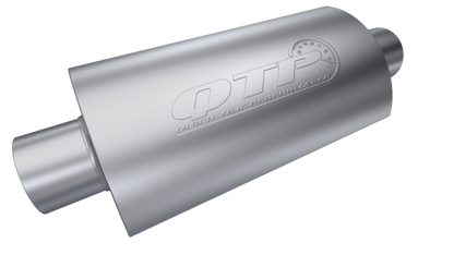 QTP 3in Weld-On 304SS AR3 Muffler QTP