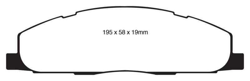 EBC Ultimax2 Rear Brake Pads - UD1400