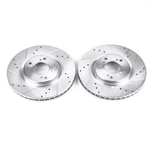 Load image into Gallery viewer, Power Stop 00-09 Honda S2000 Front Evolution Drilled &amp; Slotted Rotors - Pair