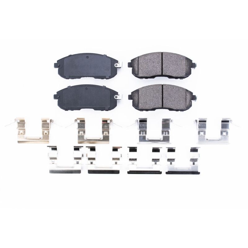 Power Stop 03-05 Infiniti G35 Front Z17 Evolution Ceramic Brake Pads w/Hardware PowerStop