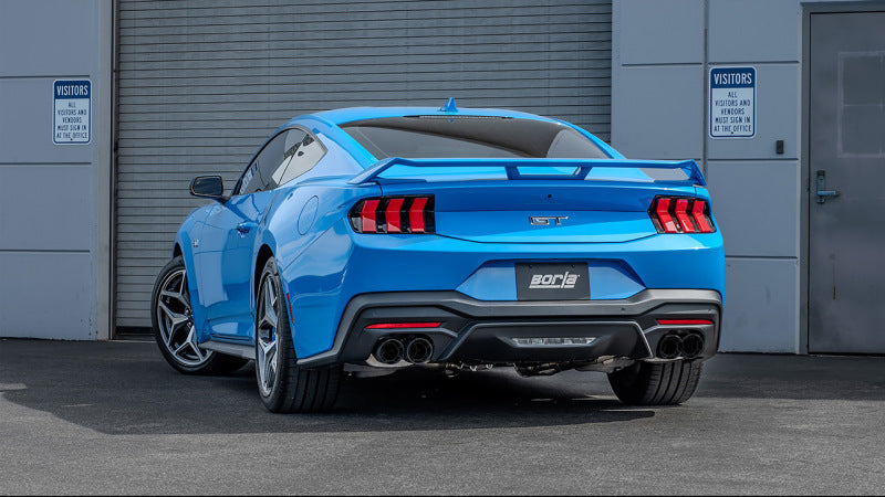 Borla 2024 Ford Mustang GT 5.0L V8 w/ Active Exhaust S-Type Cat-Back Exhaust System - Carbon Fiber Borla