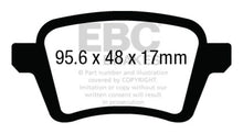 Load image into Gallery viewer, EBC Ultimax2 Rear Brake Pads - UD1722